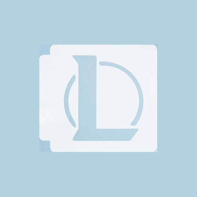 League of Legends Logo 783-B712 Stencil
