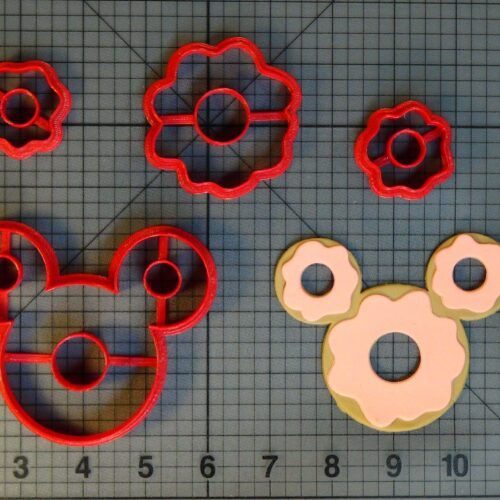 Mickey Donut 266-C671 Cookie Cutter Set