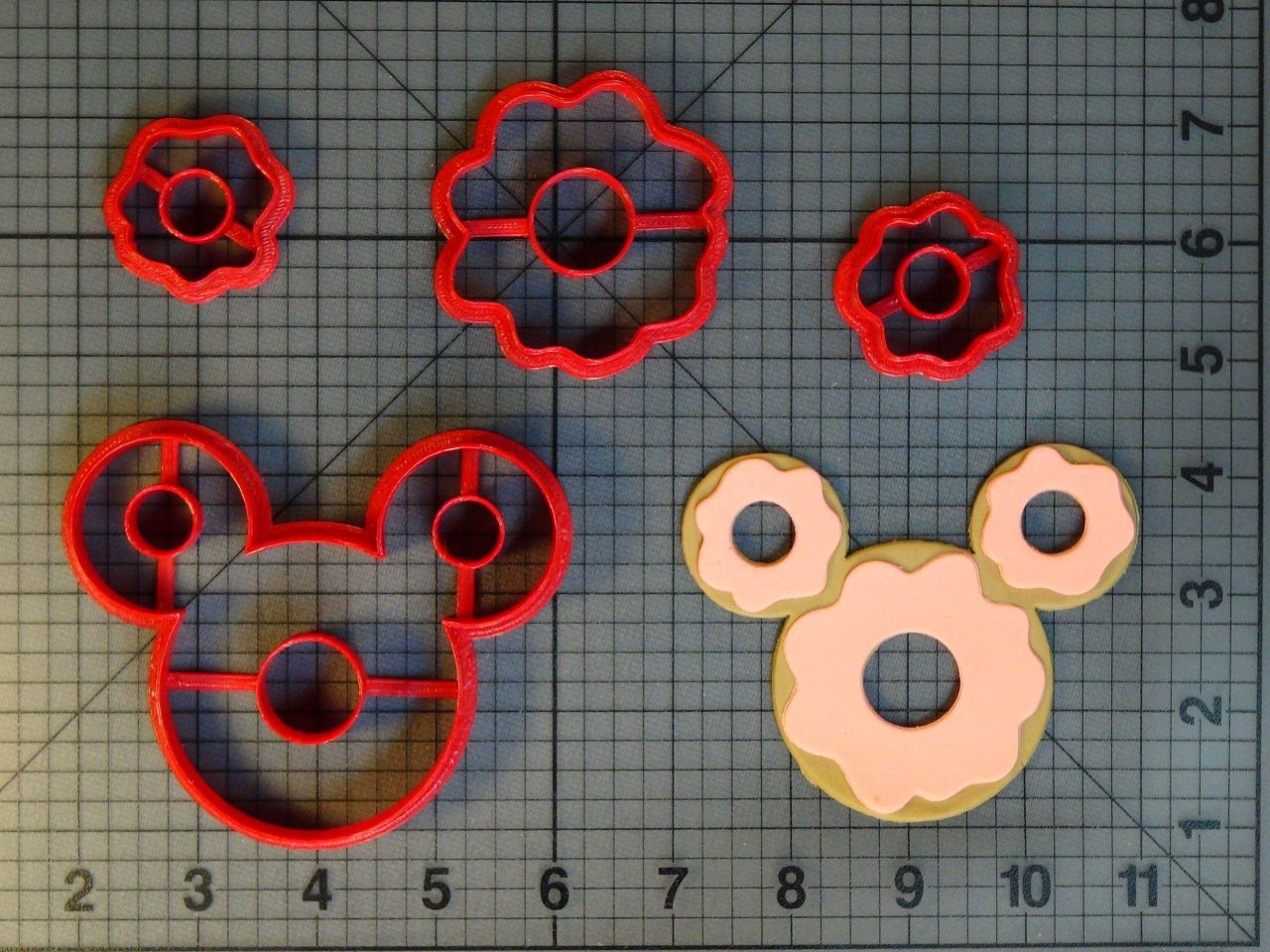 Mickey Donut 266-C671 Cookie Cutter Set
