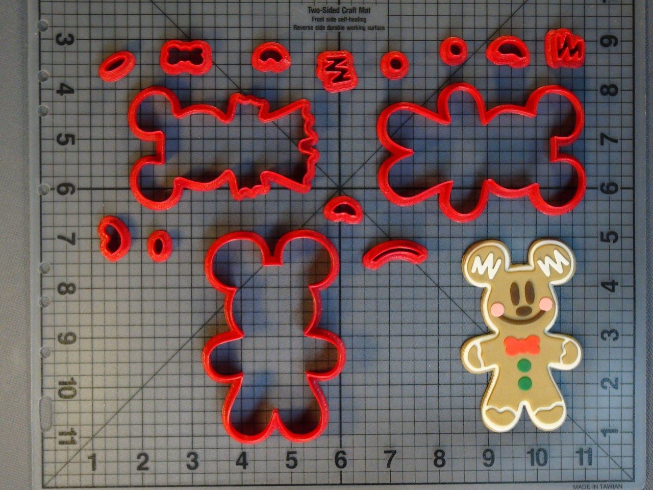 Mickey Mouse Gingerbread 266-C673 Cookie Cutter Set