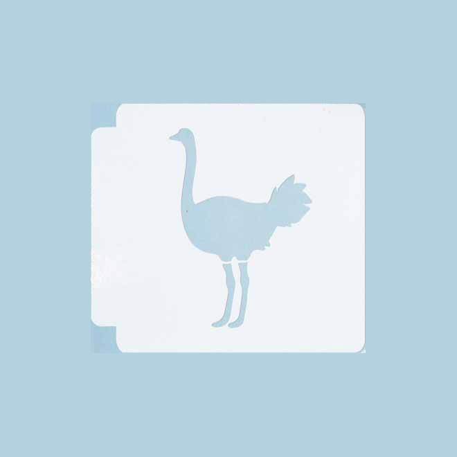 Ostrich Silhouette 783-B724 Stencil