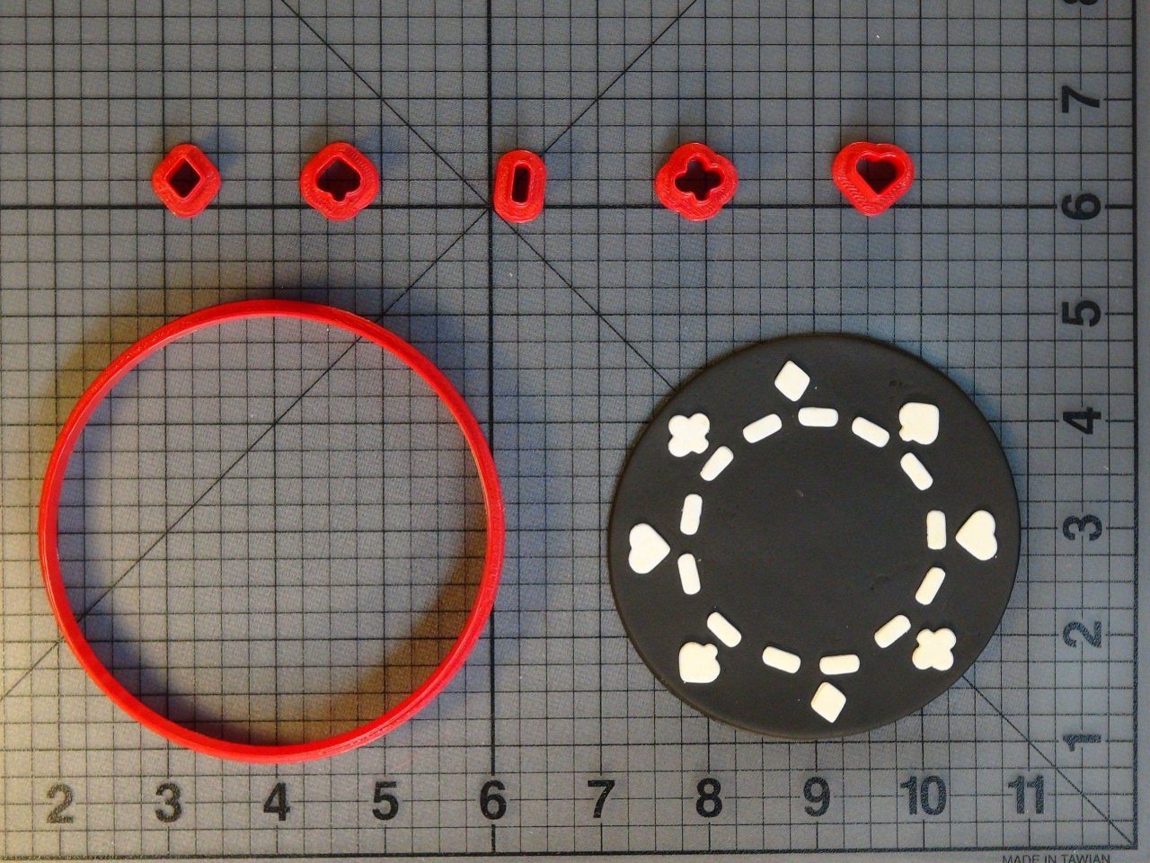 Poker Chip 266-C711 Cookie Cutter Set