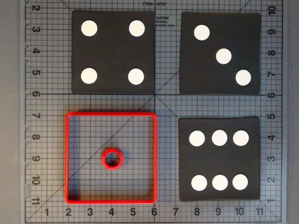 Six Sided Die 266-C700 Cookie Cutter Set