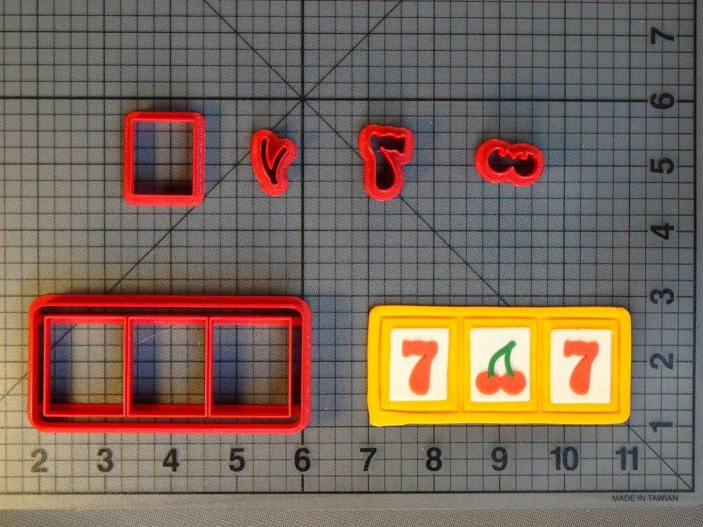 Slot Machine 266-C713 Cookie Cutter Set