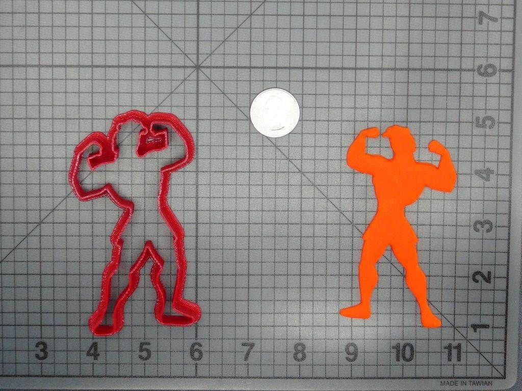 Hercules Body 266-C759 Cookie Cutter Silhouette
