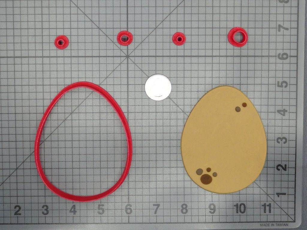 Ori - Kuro Egg 266-C800 Cookie Cutter Set