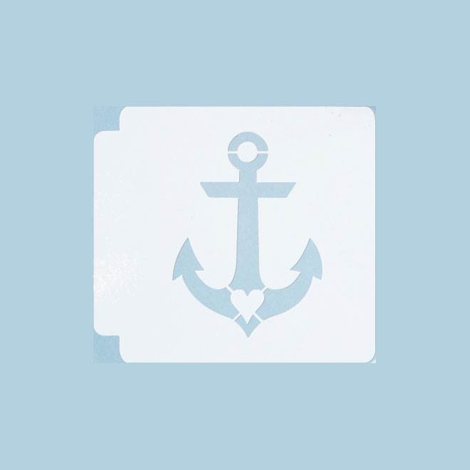 Anchor Heart 783-B447 Stencil