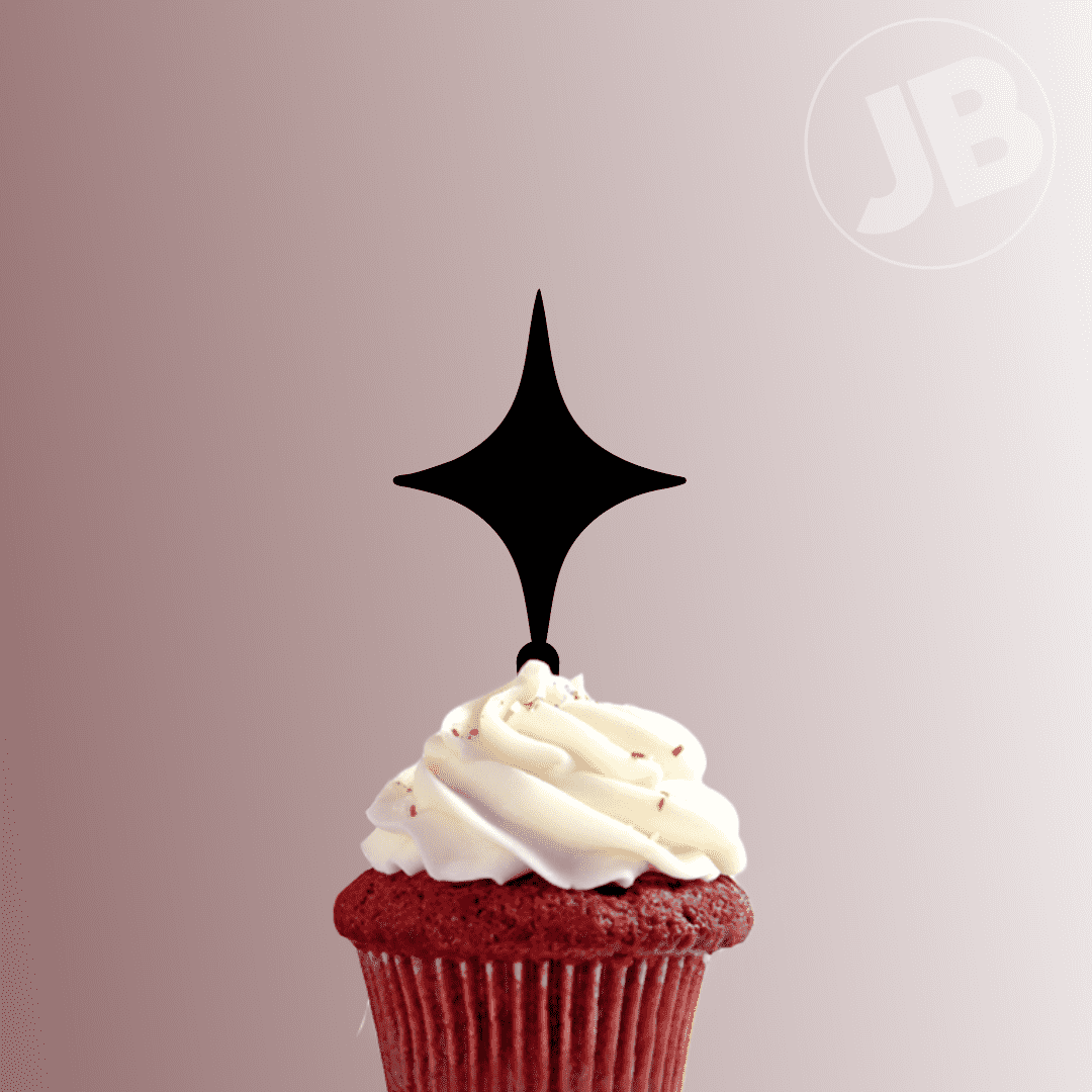 Atomic Star 228-238 Cupcake Topper