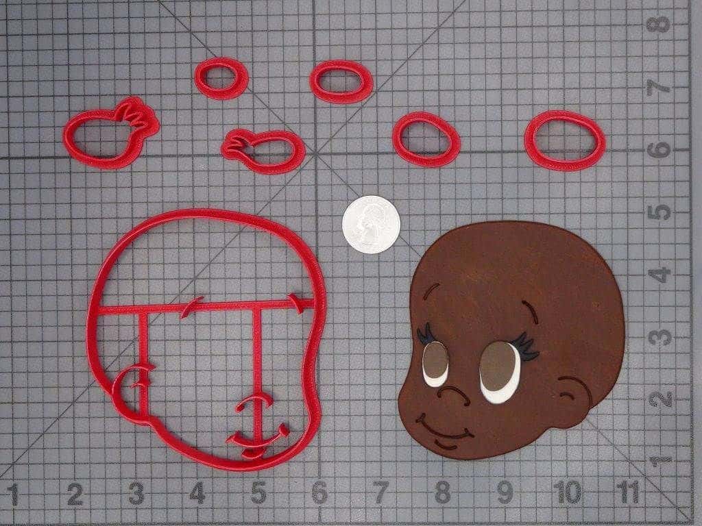 Baby Head 266-C871 Cookie Cutter Set
