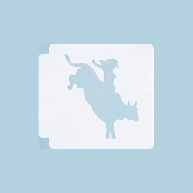 Bull Riding 783-B829 Stencil Silhouette