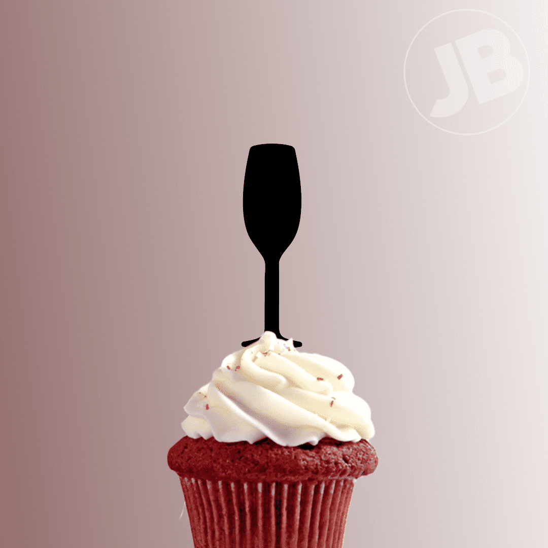 Champagne Glass 228-240 Cupcake Topper
