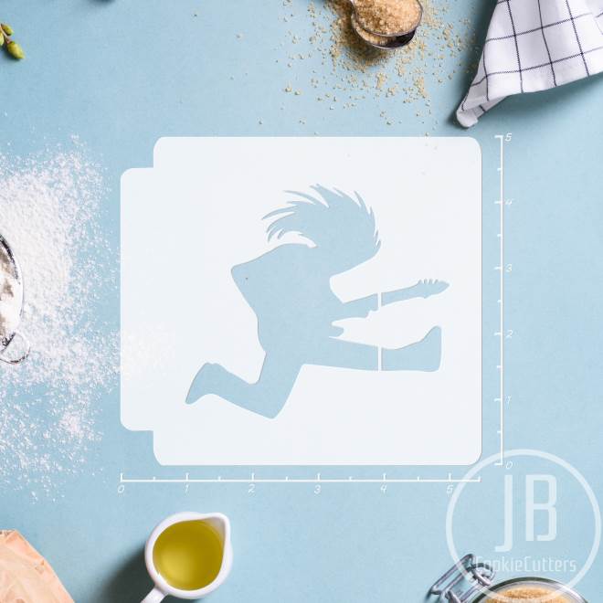 Guitarist 783-B512 Stencil Silhouette