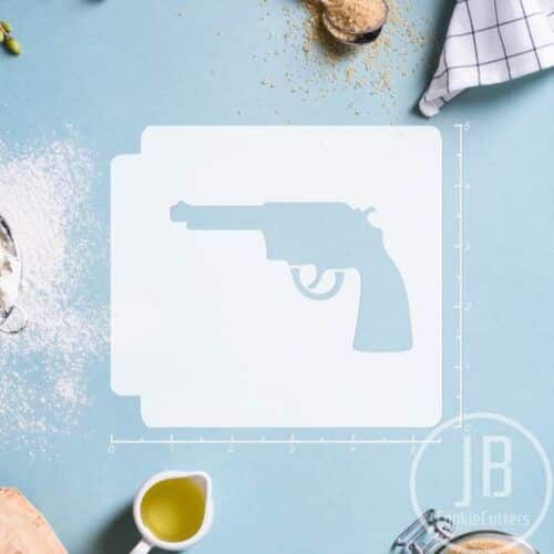 Gun - Revolver 783-B893 Stencil