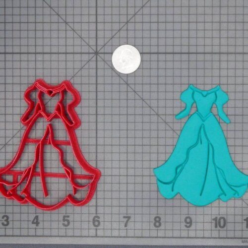 Little Mermaid - Ariel Green Dress 266-C823 Cookie Cutter