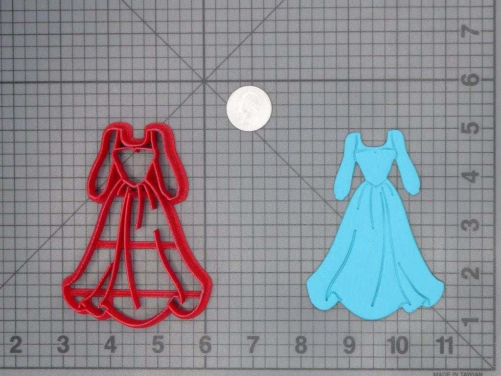 Little Mermaid - Ariel Human Dress 266-C824 Cookie Cutter