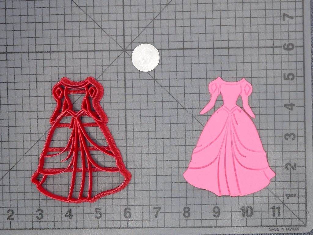 Little Mermaid - Ariel Pink Dress 266-C825 Cookie Cutter