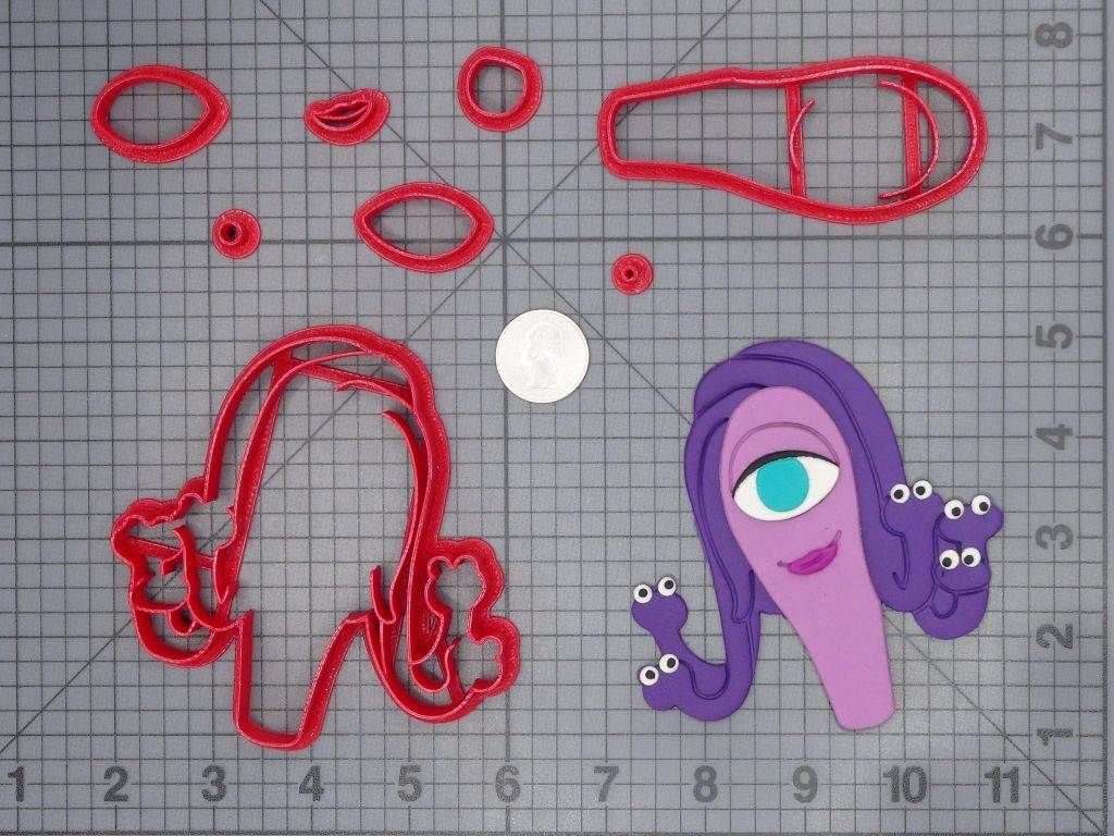 Monsters Inc - Celia Head 266-C837 Cookie Cutter Set