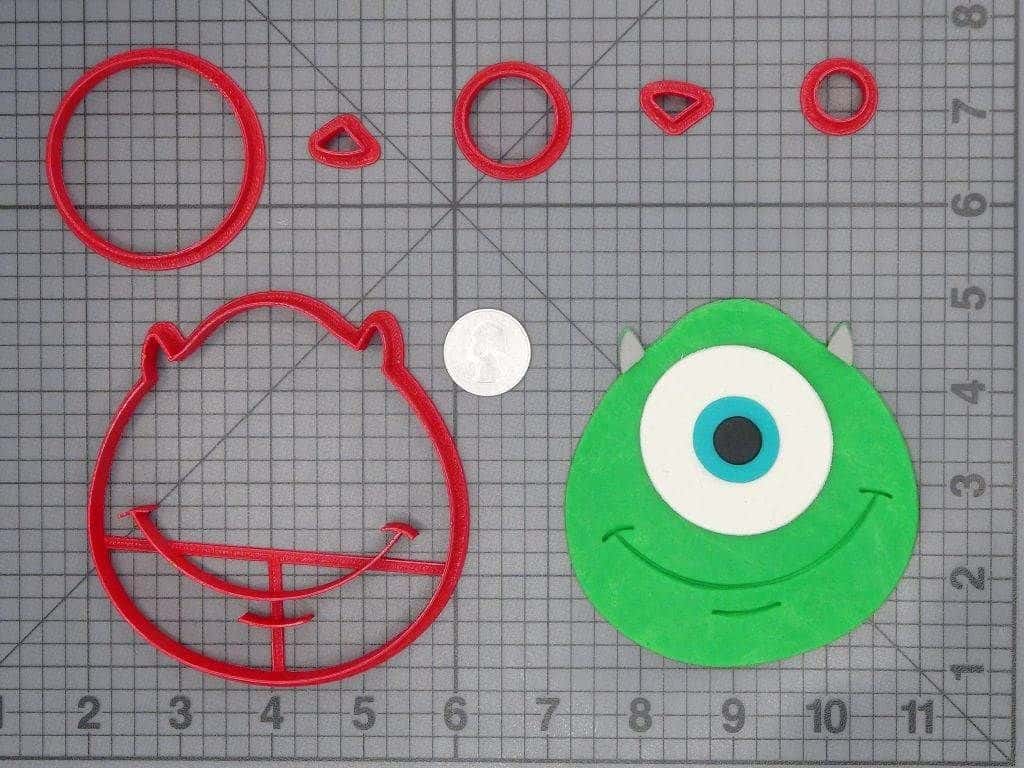 Monsters Inc - Mike Head 266-C841 Cookie Cutter Set
