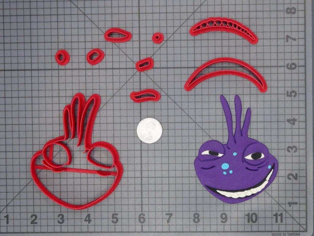 Monsters Inc - Randall Head 266-C845 Cookie Cutter Set