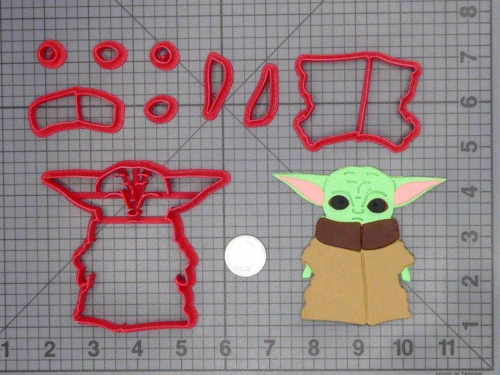 Star Wars The Mandalorian - Baby Yoda Body 266-C850 Cookie Cutter Set