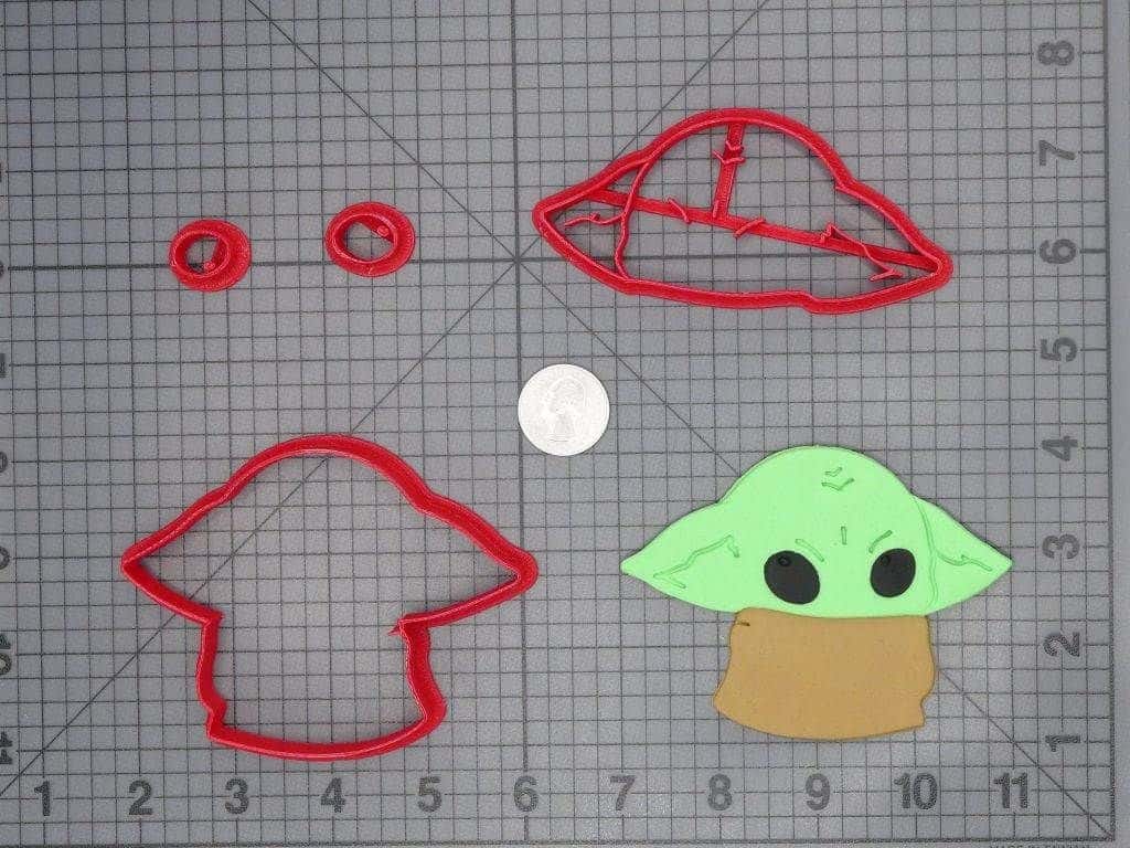 Star Wars The Mandalorian - Baby Yoda Cute Body 266-C852 Cookie Cutter Set