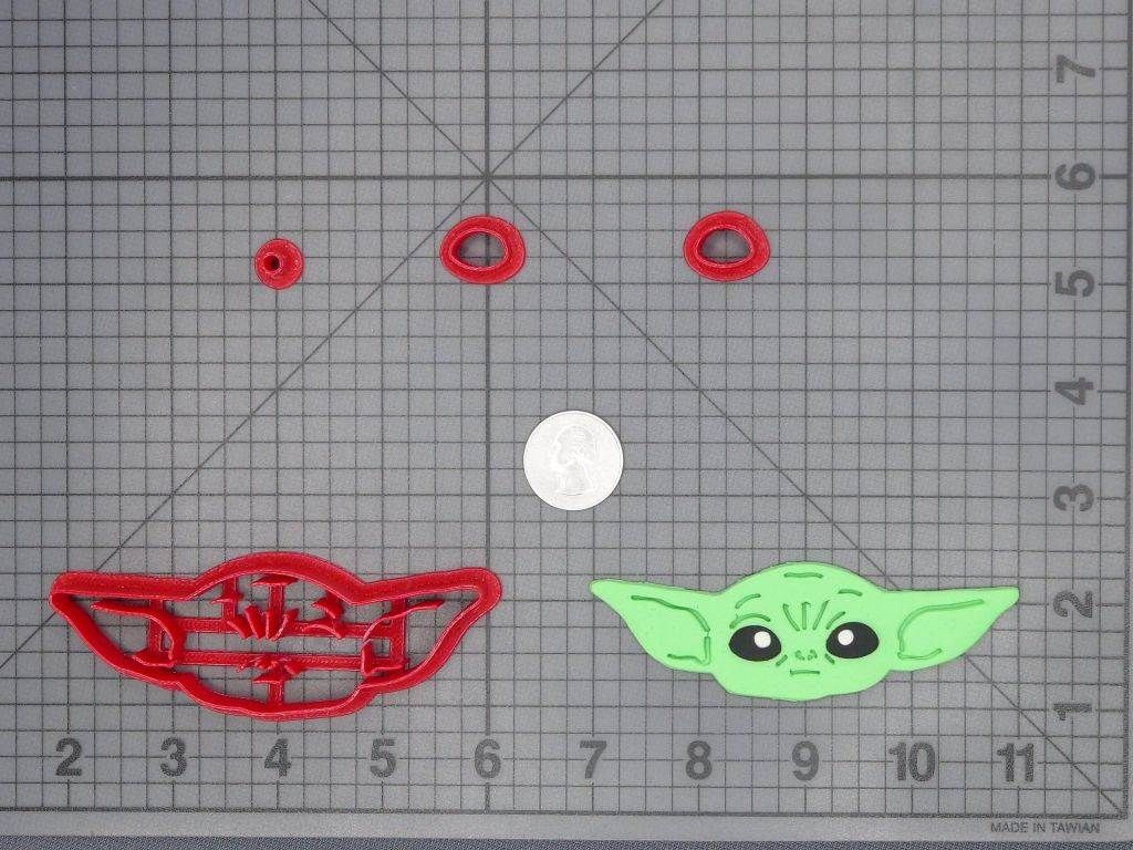 Star Wars The Mandalorian - Baby Yoda Head 266-C853 Cookie Cutter Set