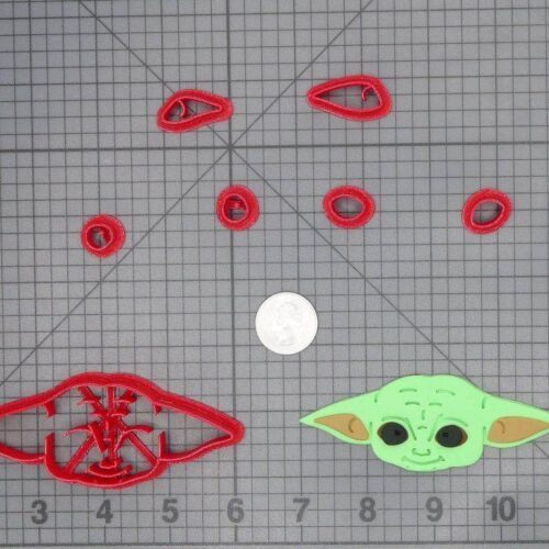 Star Wars The Mandalorian - Baby Yoda Head 266-C854 Cookie Cutter Set