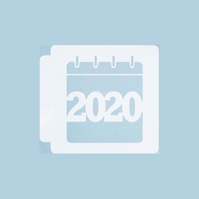 2020 Calendar 783-C093 Stencil