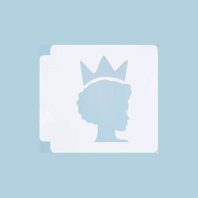 Afro Girl Crown 783-C047 Stencil