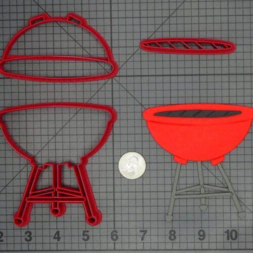 BBQ Grill 266-C953 Cookie Cutter Set
