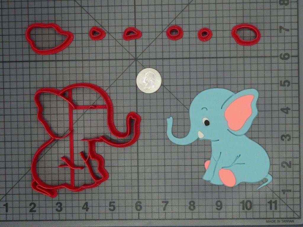 Baby Elephant 266-C949 Cookie Cutter Set