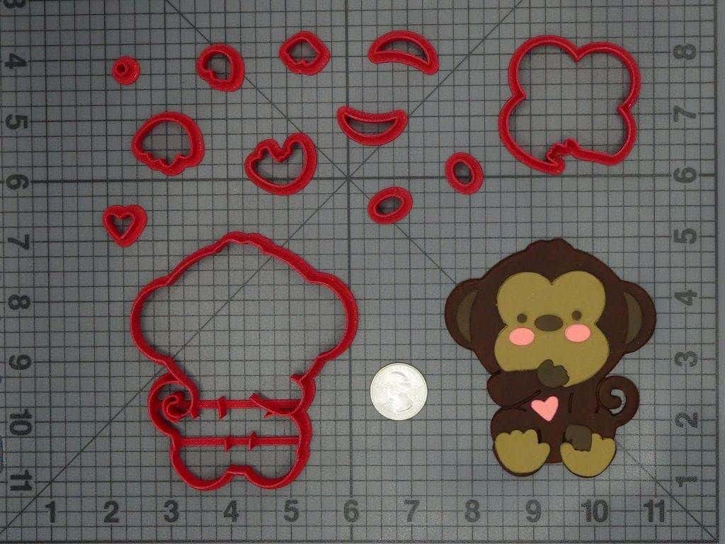 Baby Monkey 266-C950 Cookie Cutter Set