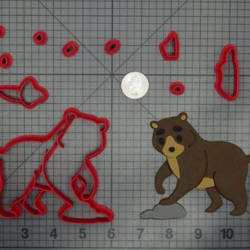 Bear on Rock 266-C980 Cookie Cutter Set
