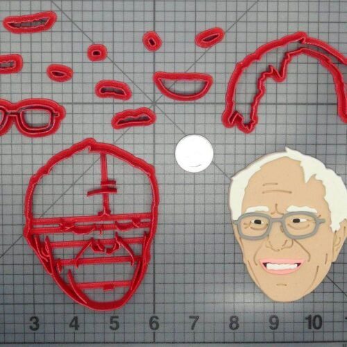 Bernie Sanders Head 266-D058 Cookie Cutter Set