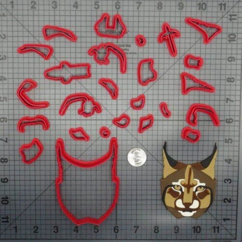 Bobcat Face 266-D022 Cookie Cutter Set