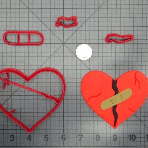 Broken Heart 266-D023 Cookie Cutter Set