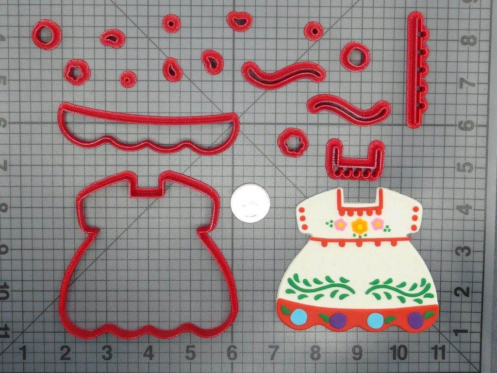 Cinco de Mayo Dress 266-D027 Cookie Cutter Set