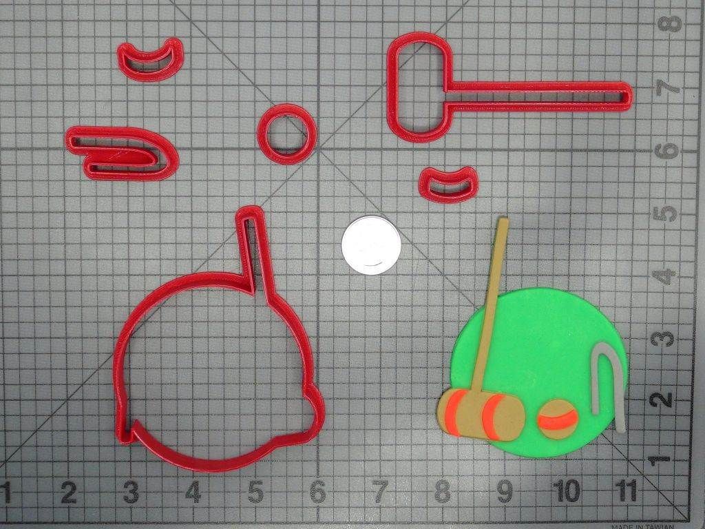 Croquet 266-D028 Cookie Cutter Set