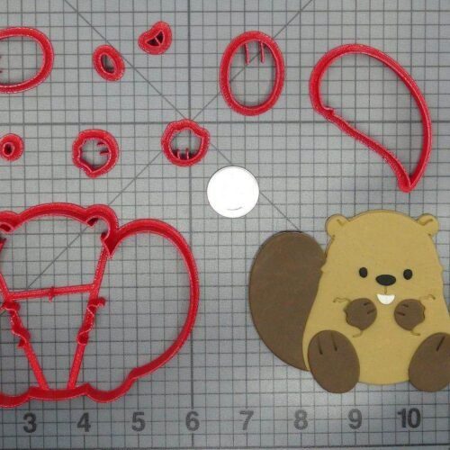 Cute Beever Body 266-D029 Cookie Cutter Set