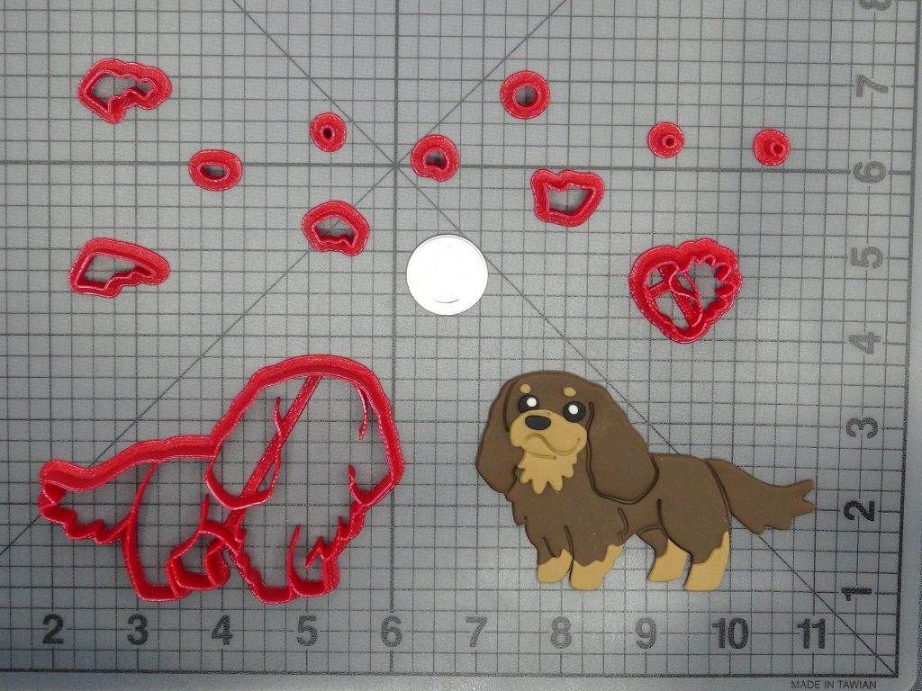 Cavalier King Charles Spaniel Body 266-D135 Cookie Cutter Set