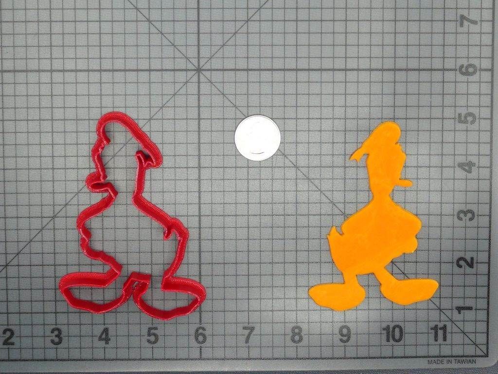Donald Duck Body 266-D016 Cookie Cutter Silhouette