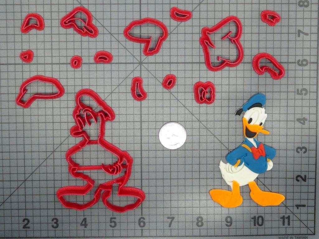 Donald Duck Body 266-D032 Cookie Cutter Set