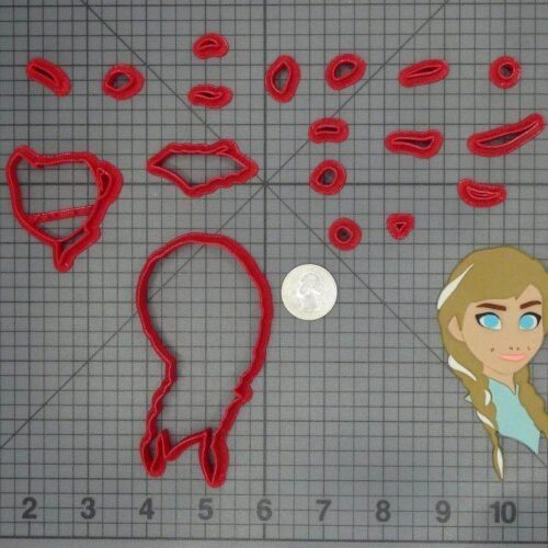 Frozen - Anna Head 266-C919 Cookie Cutter Set