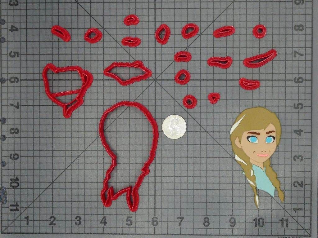 Frozen - Anna Head 266-C919 Cookie Cutter Set