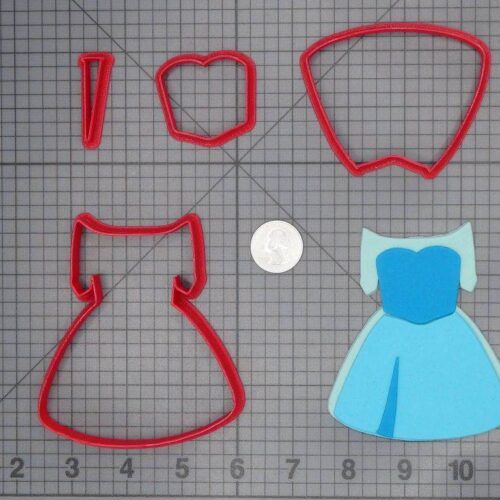 Frozen - Elsa Chibi Ice Dress 266-C881 Cookie Cutter Set