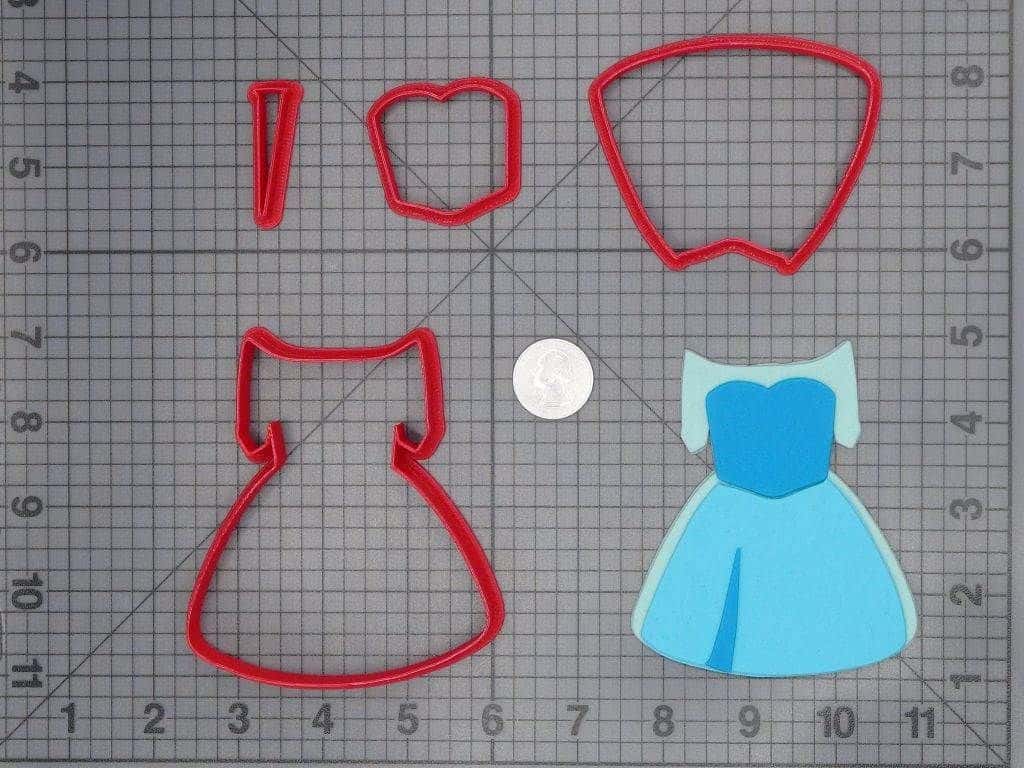 Frozen - Elsa Chibi Ice Dress 266-C881 Cookie Cutter Set
