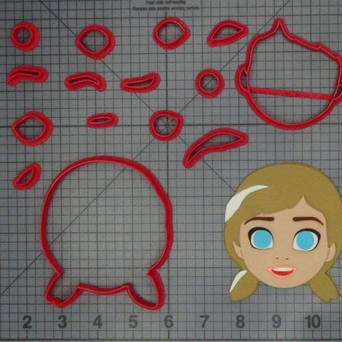 Frozen - Young Anna Head 266-C923 Cookie Cutter Set