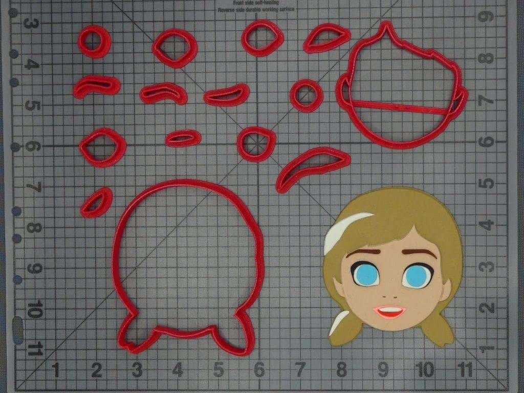 Frozen - Young Anna Head 266-C923 Cookie Cutter Set