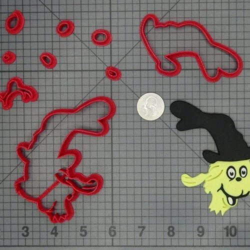 Green Eggs and Ham - Guy Am I Head 266-C909 Cookie Cutter Set