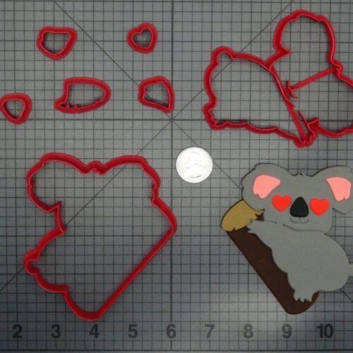 Heart Eye Koala 266-C984 Cookie Cutter Set